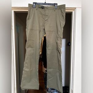 Prana Zion Men's Army Green Pants NWT 35W X 32L